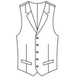 5-BUTTON LAPEL VEST